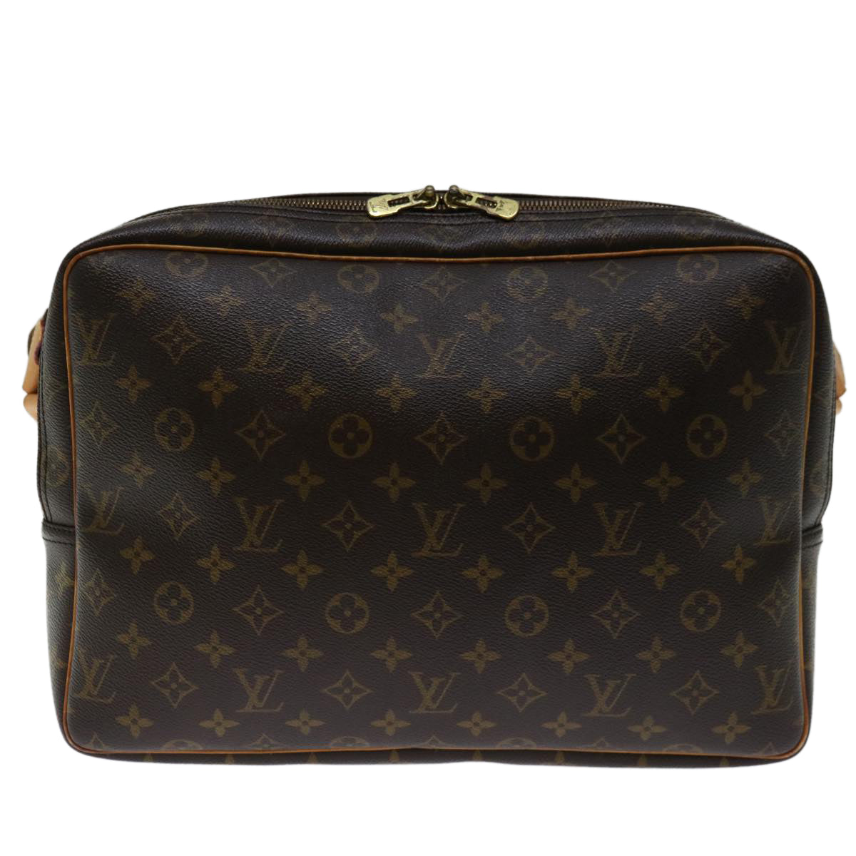 Louis Vuitton Reporter Brown Canvas Shoulder Bag