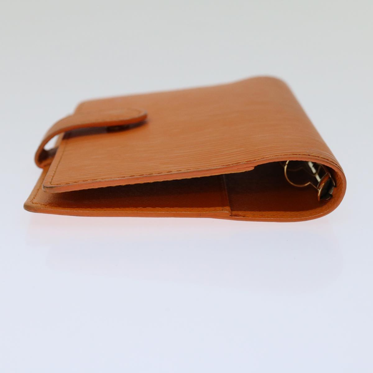 Louis Vuitton Agenda Pm Orange Leather Wallet
