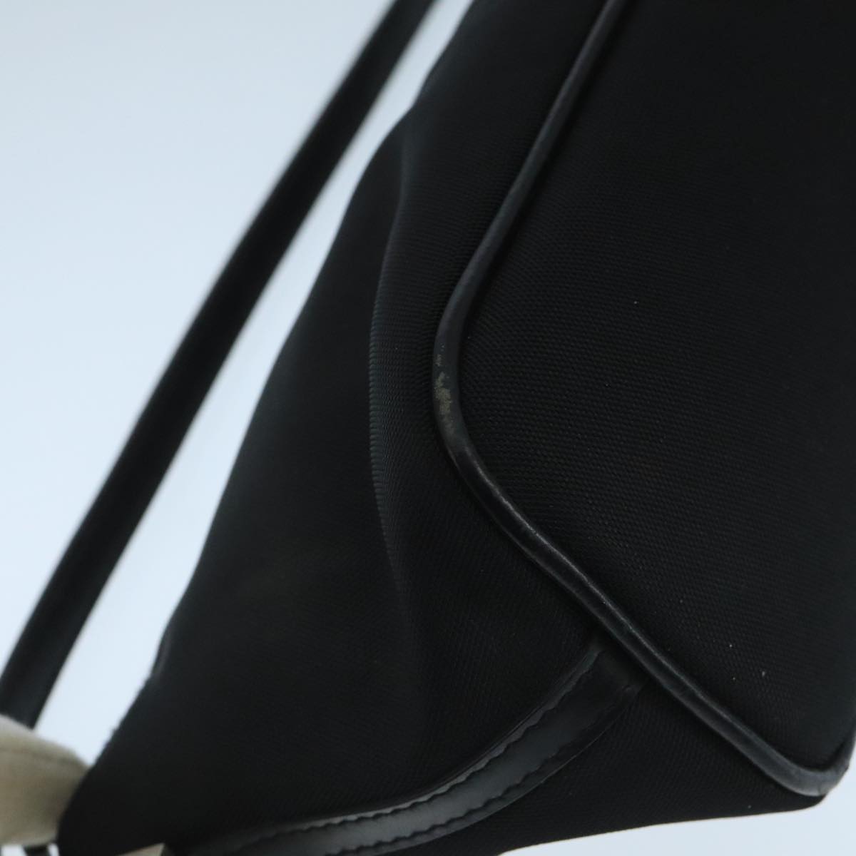 Gucci Baguette Black Canvas Clutch Bag