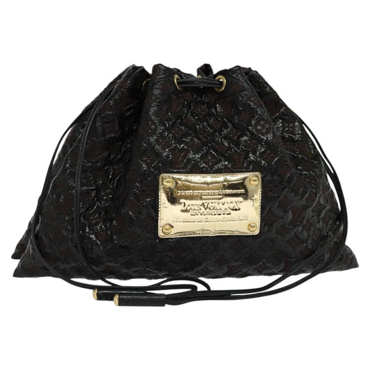 Louis Vuitton Squishy Black Canvas Shoulder Bag