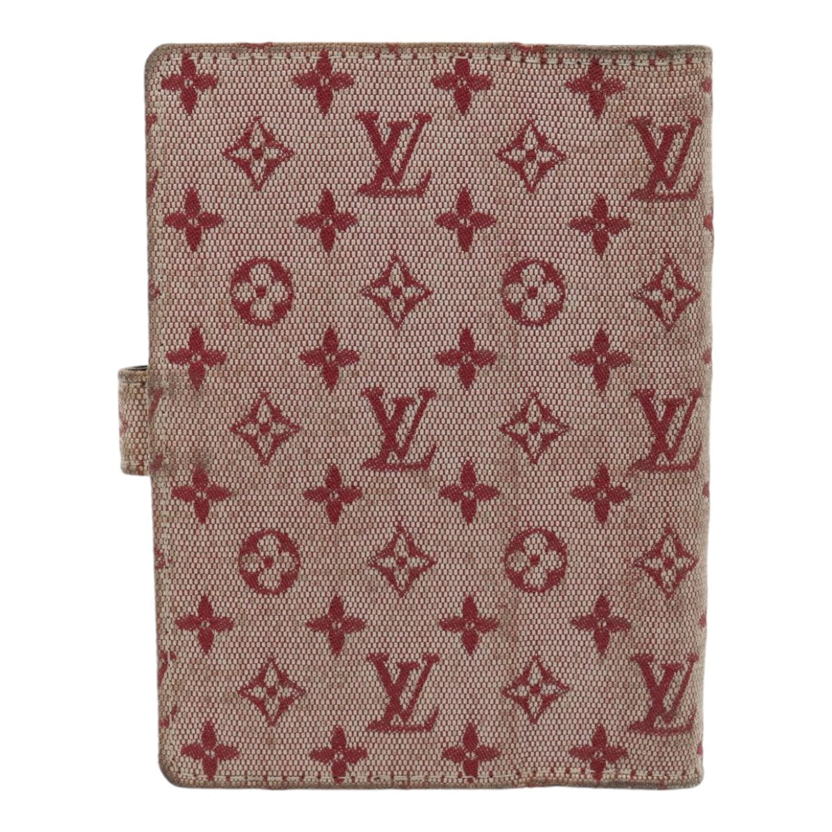 Louis Vuitton Agenda Cover Red Canvas Wallet