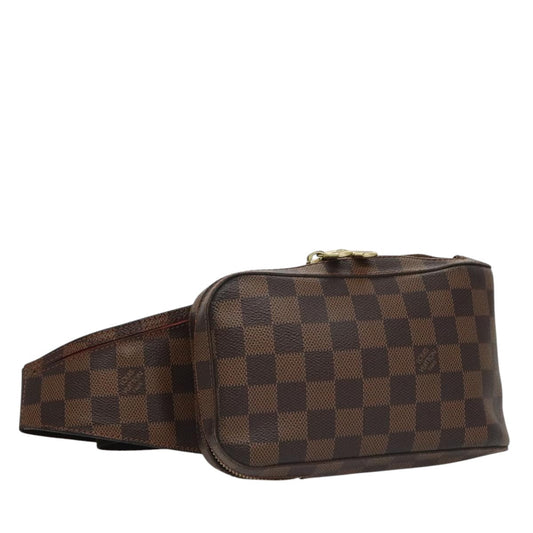 Louis Vuitton Geronimos Brown Canvas Shoulder Bag