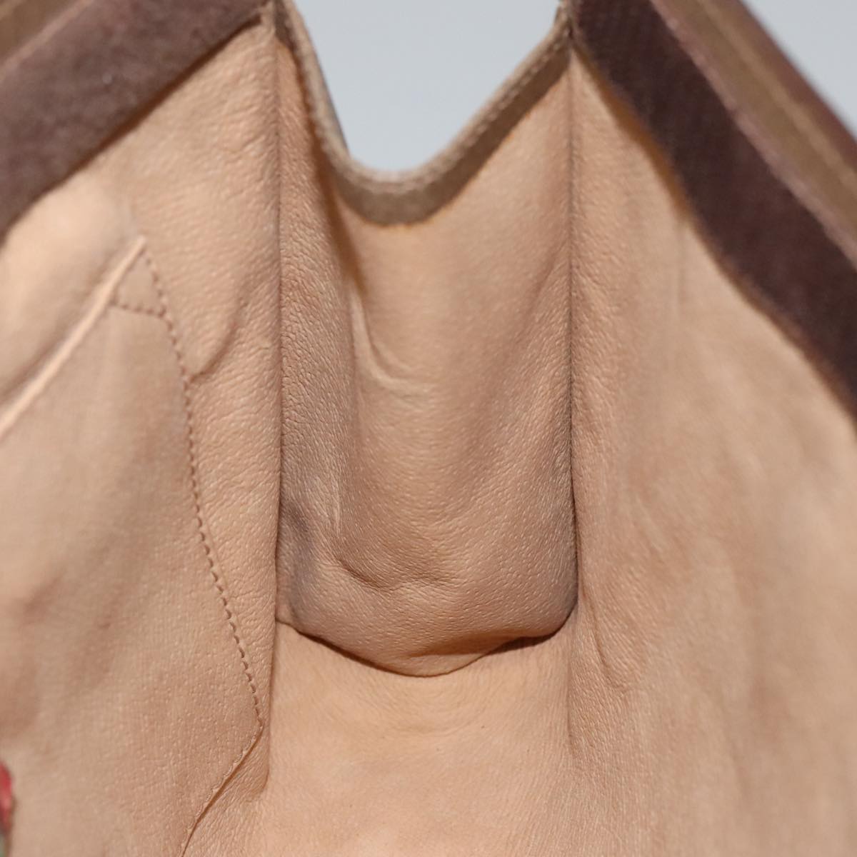 Gucci Sherry Beige Canvas Clutch Bag