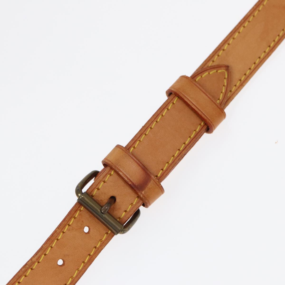 Louis Vuitton Bandoulière De Sac Beige Leather Bag Jewelry