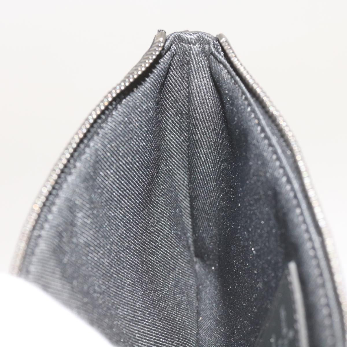 Louis Vuitton Pochette Clés Black Canvas Clutch Bag