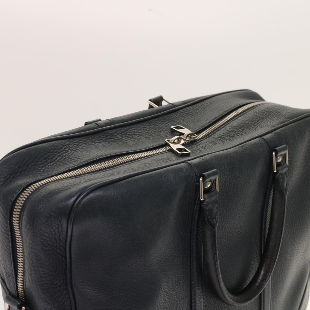 Louis Vuitton Naxos Black Leather Handbag