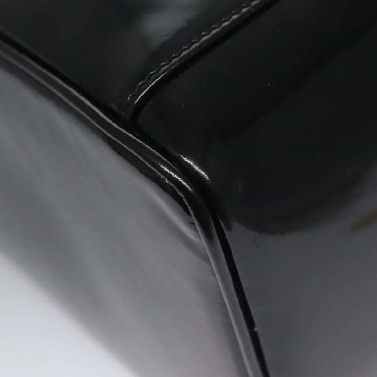 Gucci Black Patent Leather Handbag