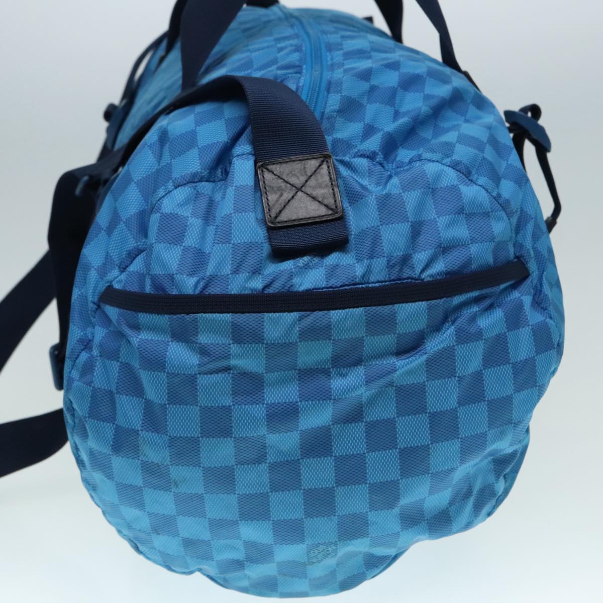 Louis Vuitton Practical Blue Canvas Travel Bag