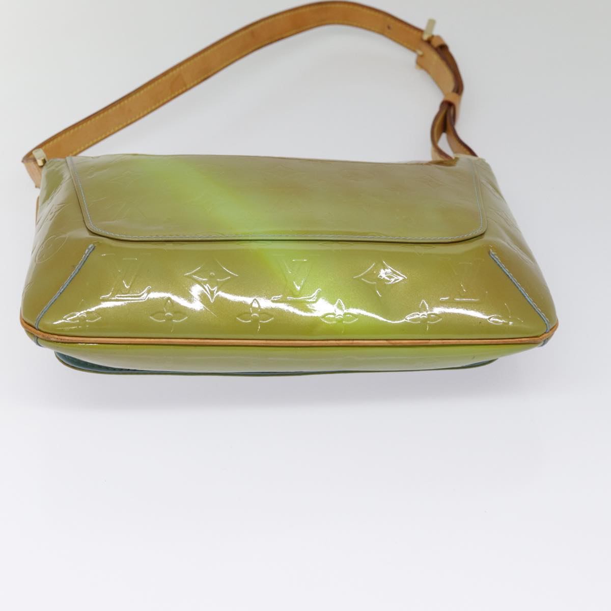 Louis Vuitton Thompson Street Green Patent Leather Shoulder Bag