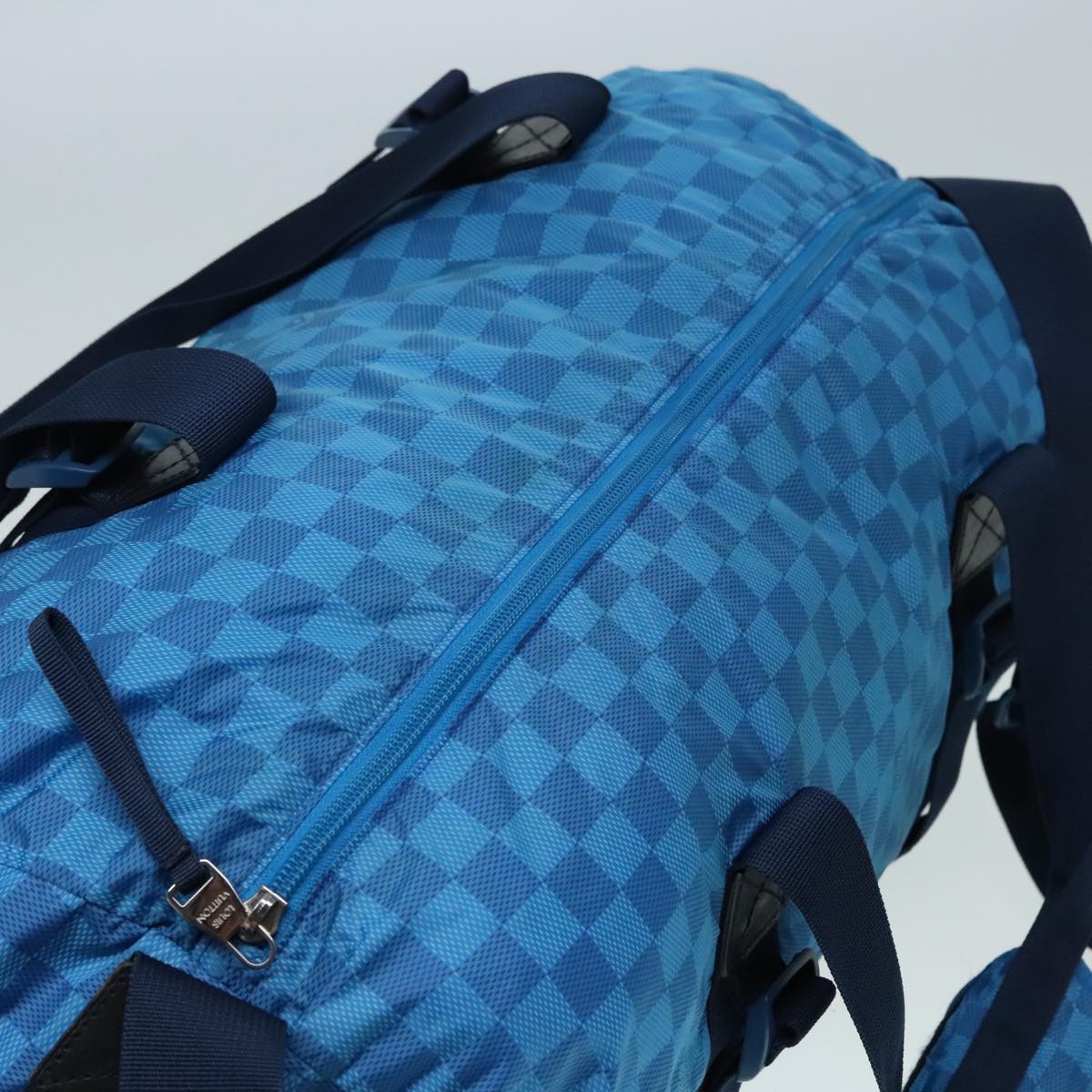 Louis Vuitton Practical Blue Canvas Travel Bag