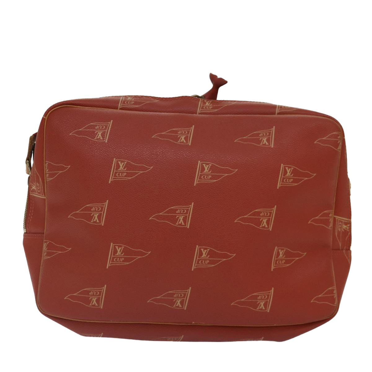 Louis Vuitton America's Cup Red Canvas Shoulder Bag
