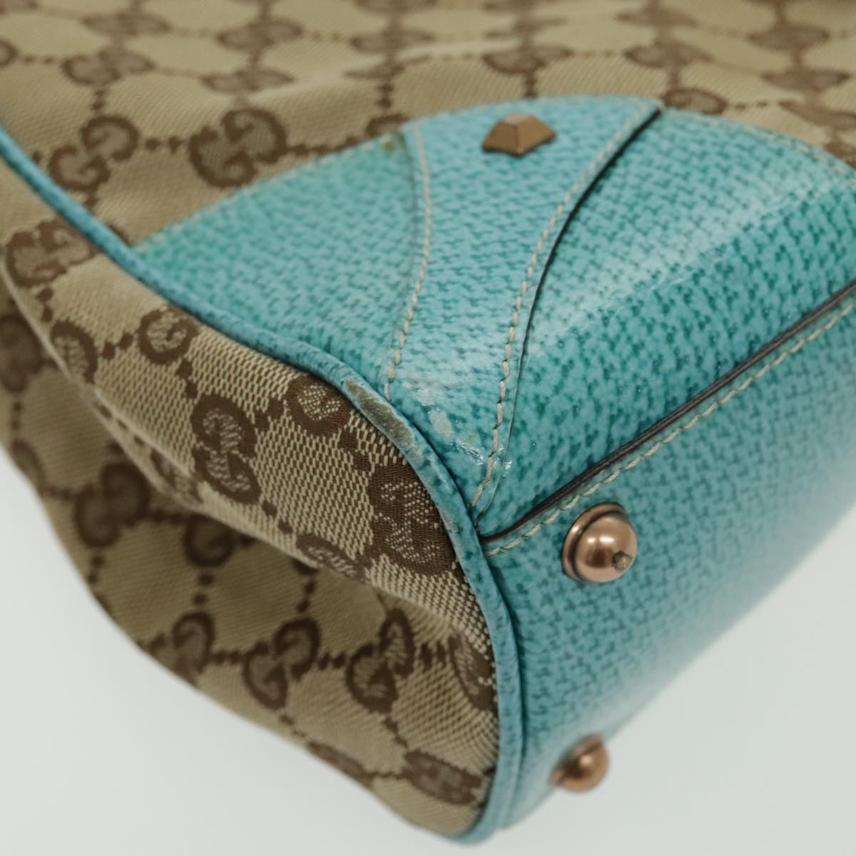 Gucci Jackie Beige Canvas Handbag