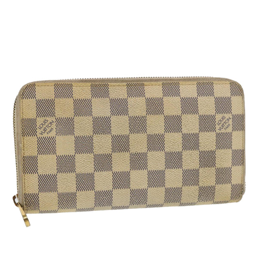 Louis Vuitton Zippy Organizer White Canvas Wallet