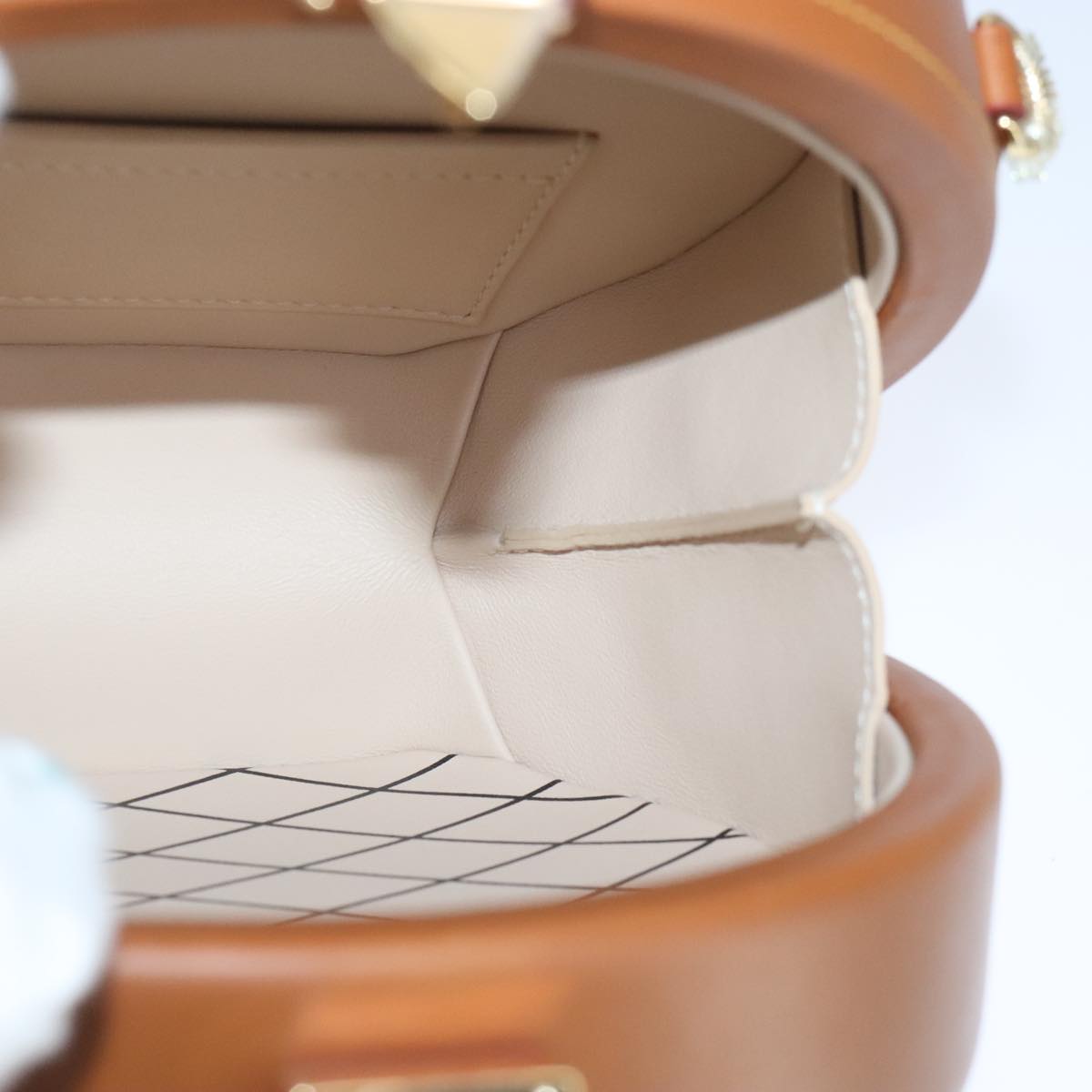 Louis Vuitton Petite Boite Chapeau Brown Leather Shoulder Bag