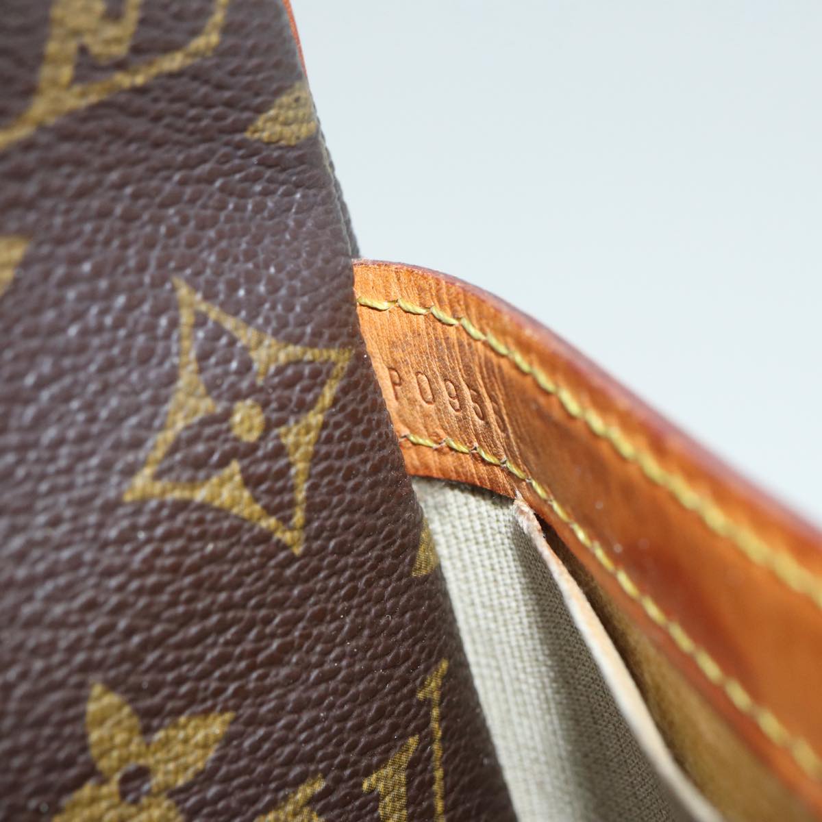 Louis Vuitton Reporter Pm Brown Canvas Shoulder Bag
