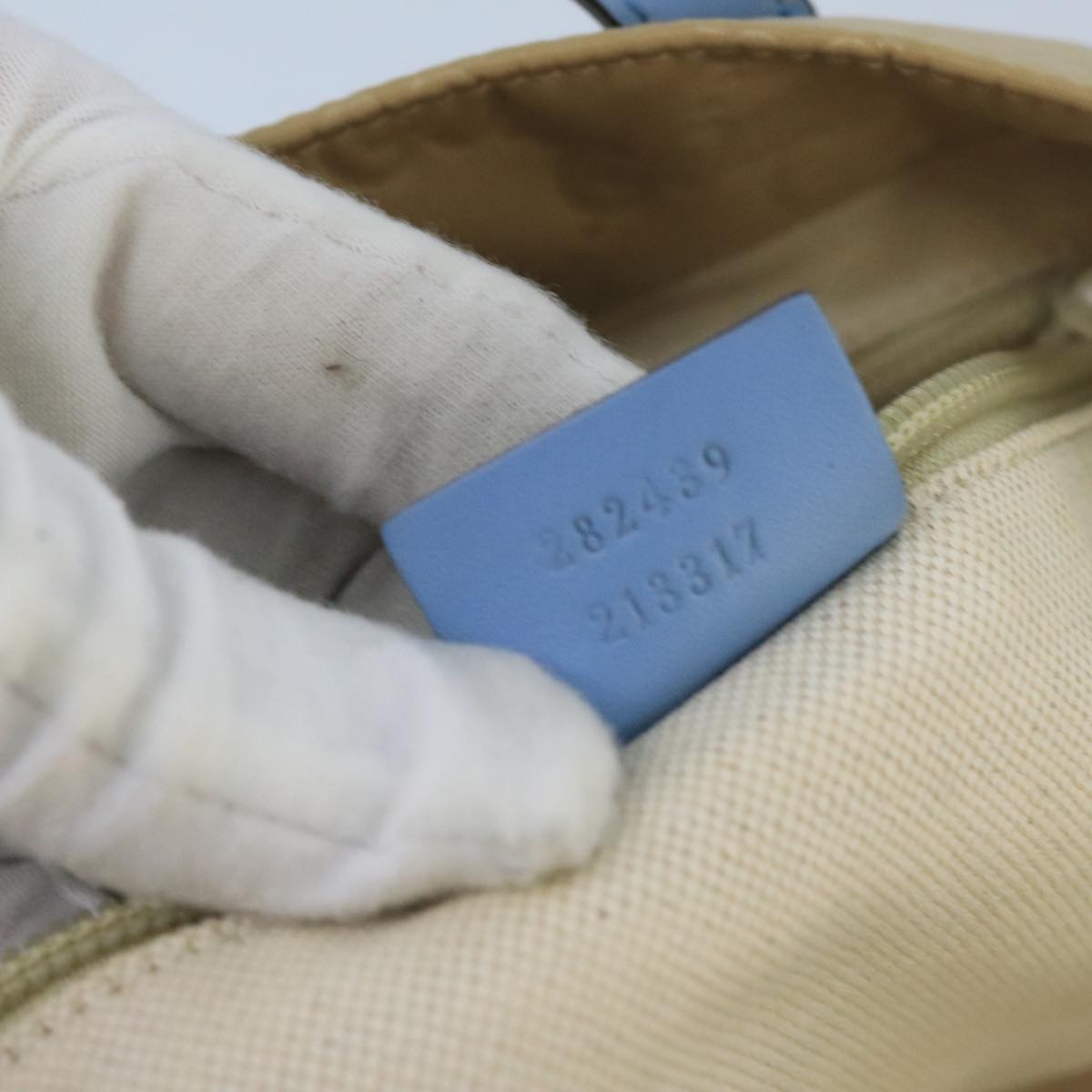 Gucci Beige Canvas Tote Bag