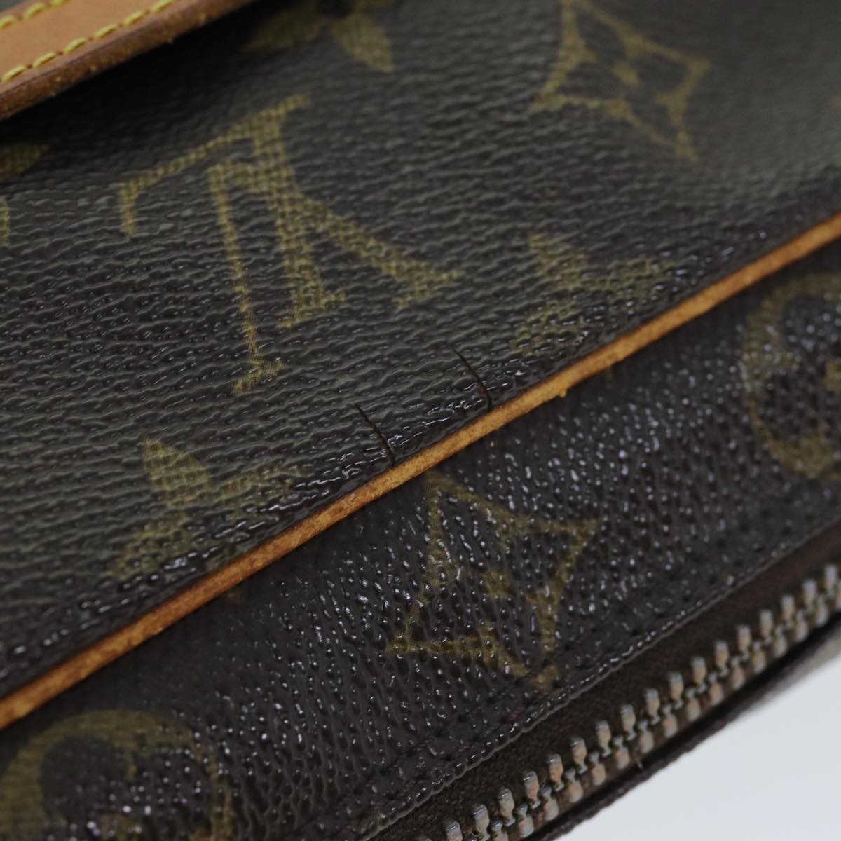 Louis Vuitton Trousse De Toilette Brown Canvas Clutch Bag