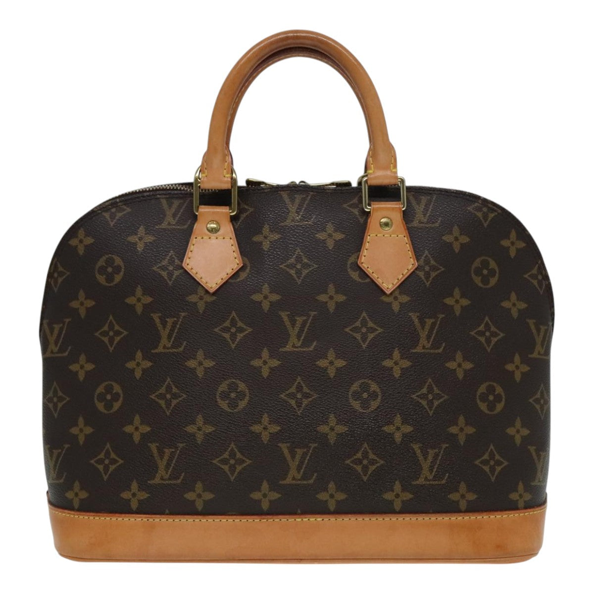 Louis Vuitton Alma Brown Canvas Handbag