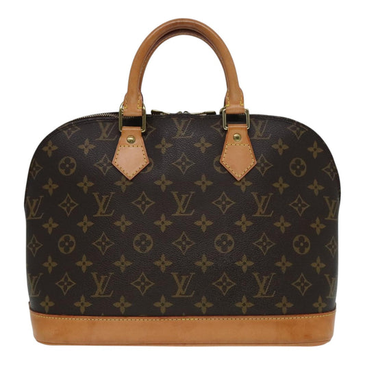 Louis Vuitton Alma Brown Canvas Handbag