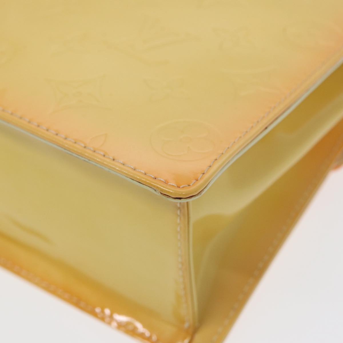 Louis Vuitton Spring Street Yellow Patent Leather Handbag