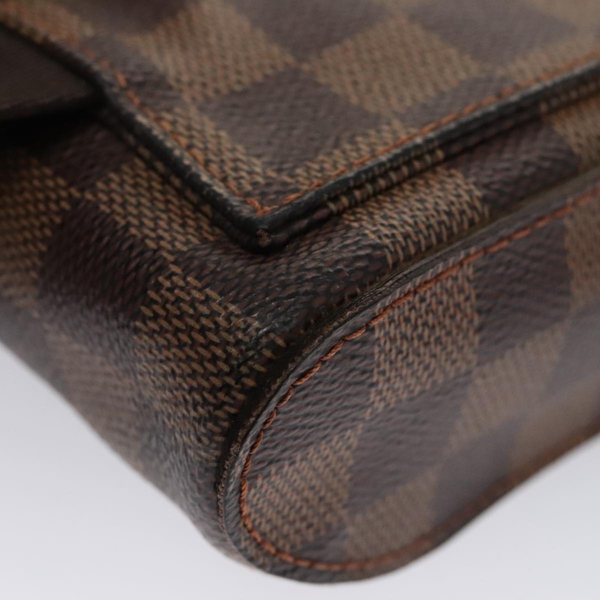 Louis Vuitton Geronimos Brown Canvas Shoulder Bag