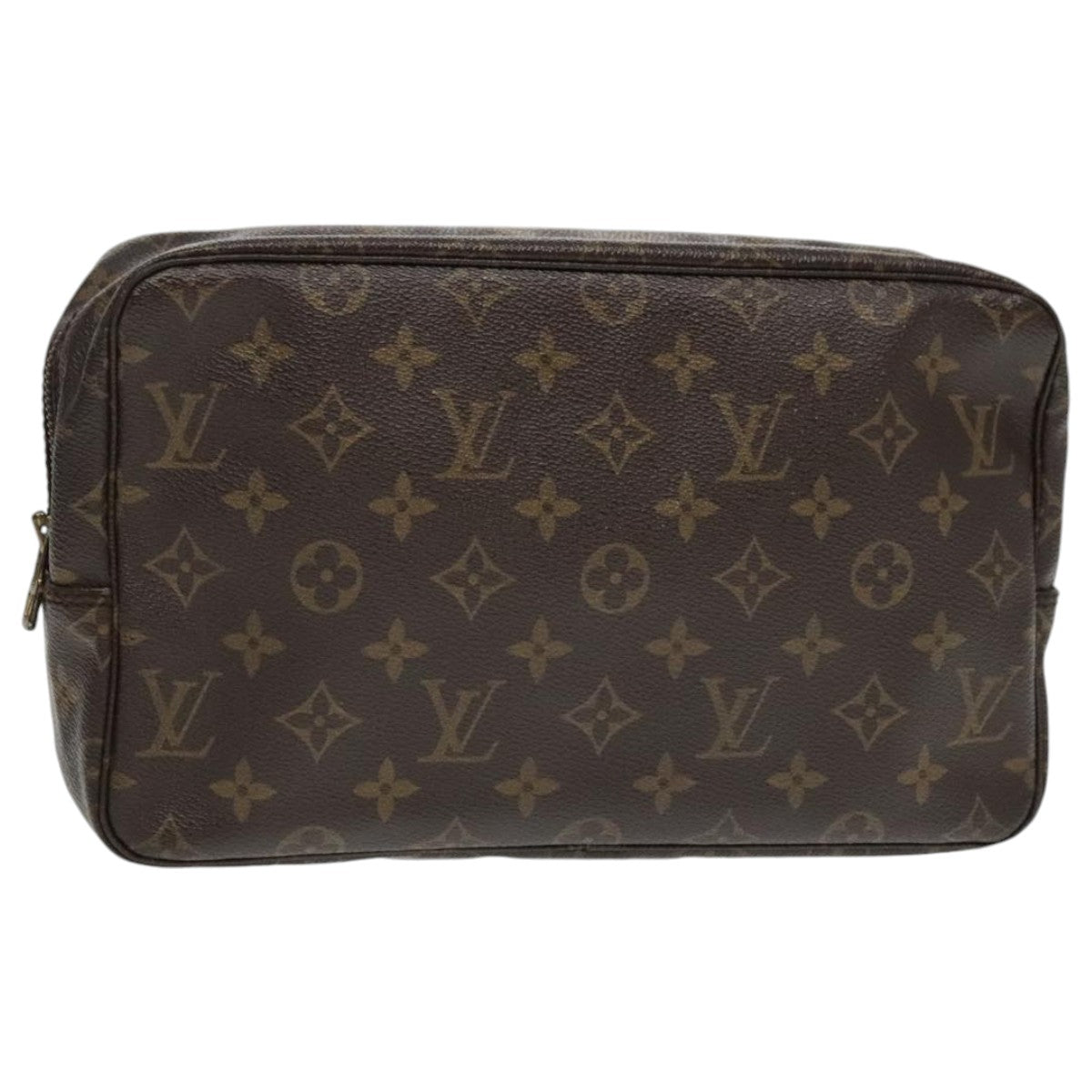 Louis Vuitton Trousse De Toilette Brown Canvas Clutch Bag