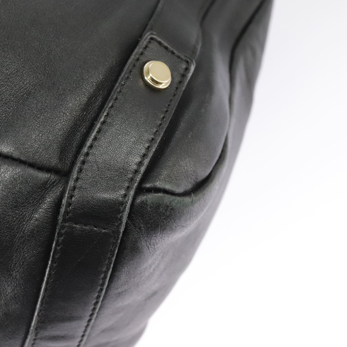 Gucci Abbey Black Leather Tote Bag