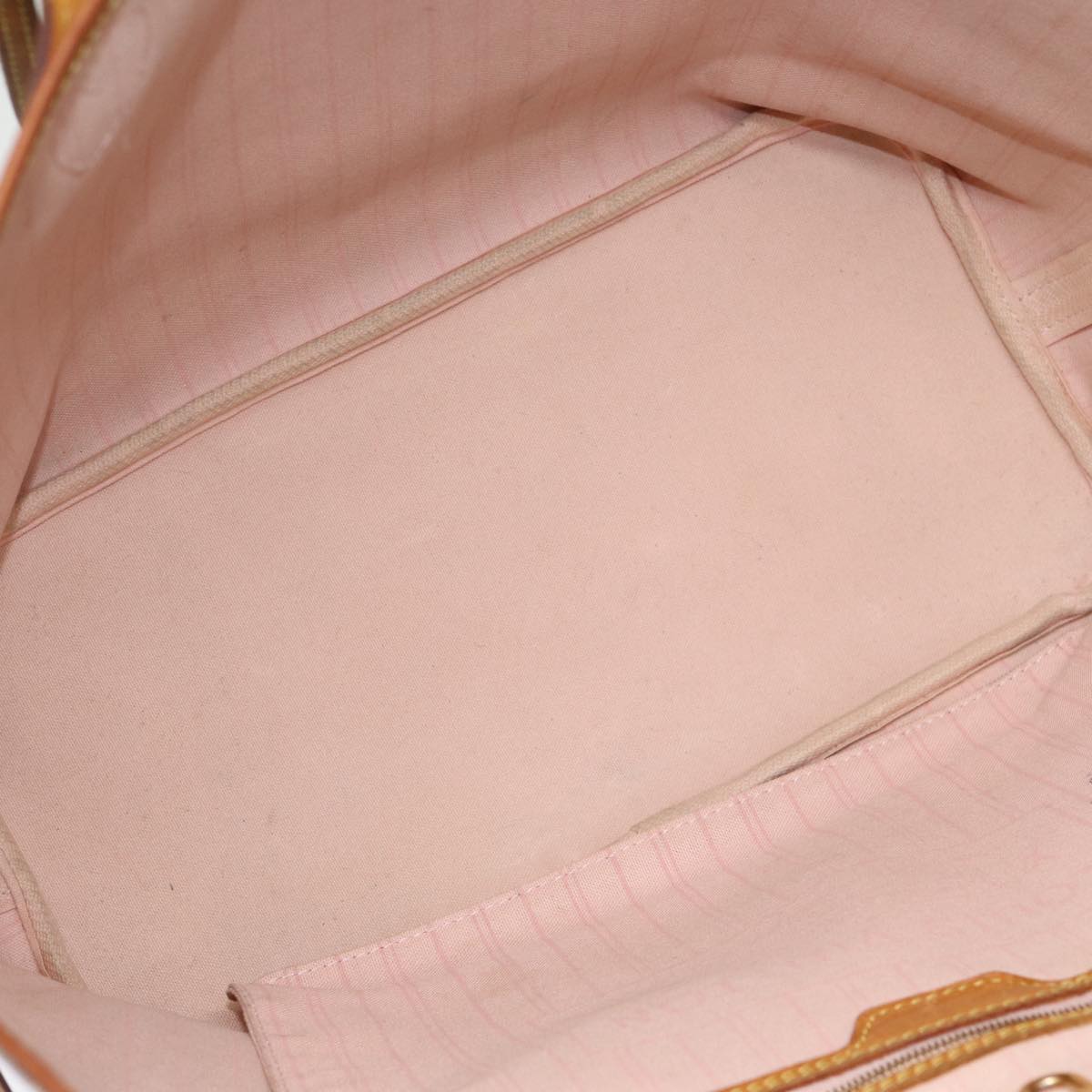 Louis Vuitton Neverfull Mm White Canvas Tote Bag