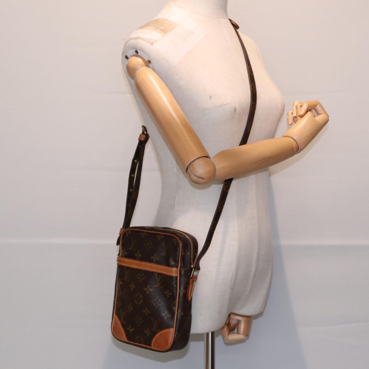 Louis Vuitton Danube Brown Canvas Shoulder Bag