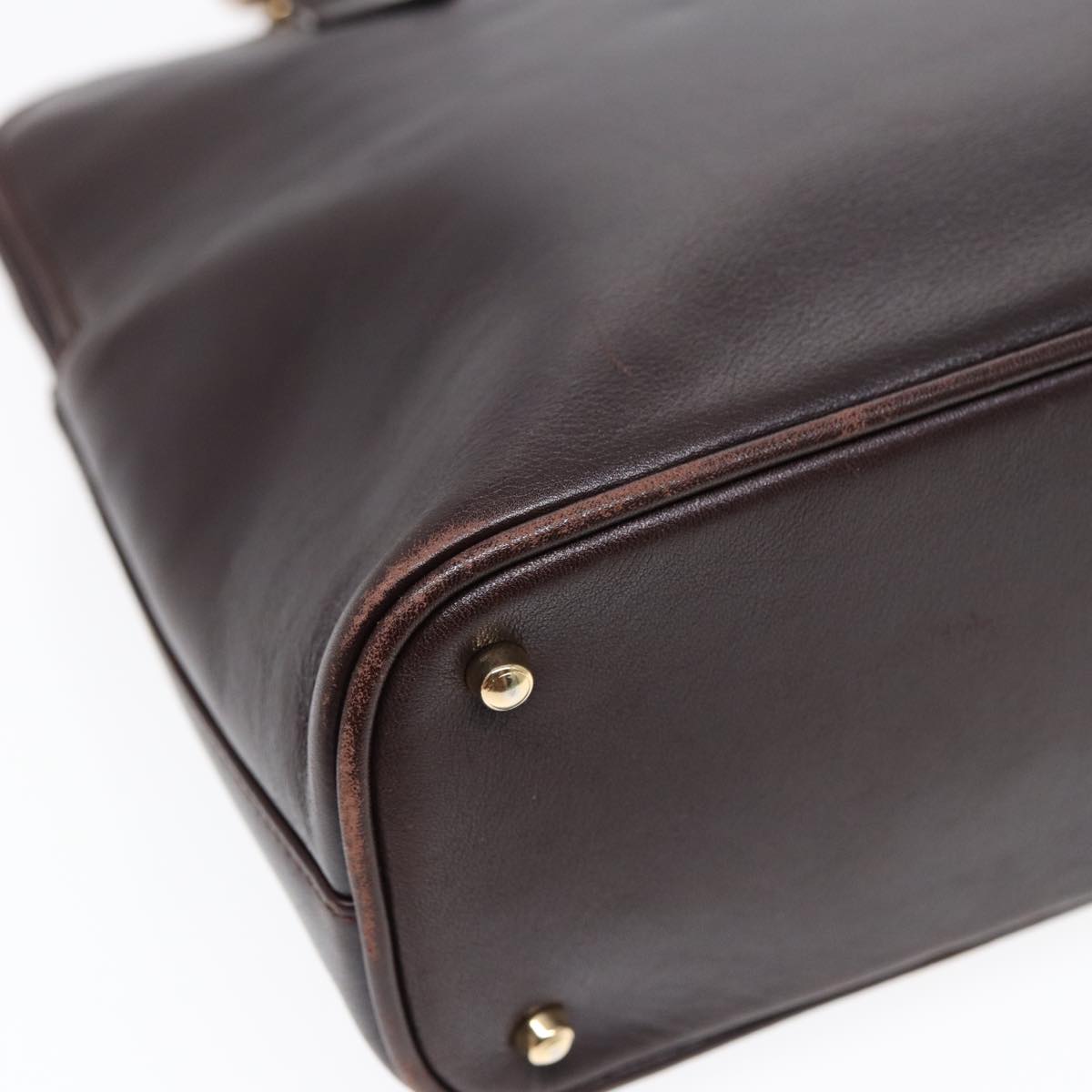 Gucci Bamboo Brown Leather Handbag