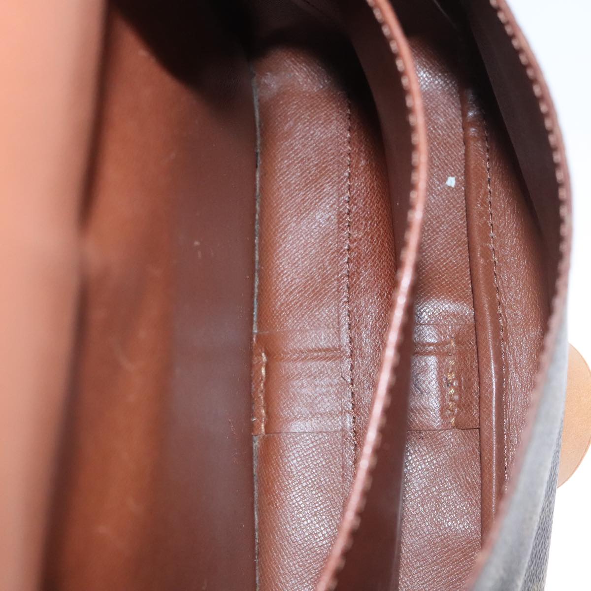 Louis Vuitton Cartouchiere Brown Canvas Shoulder Bag