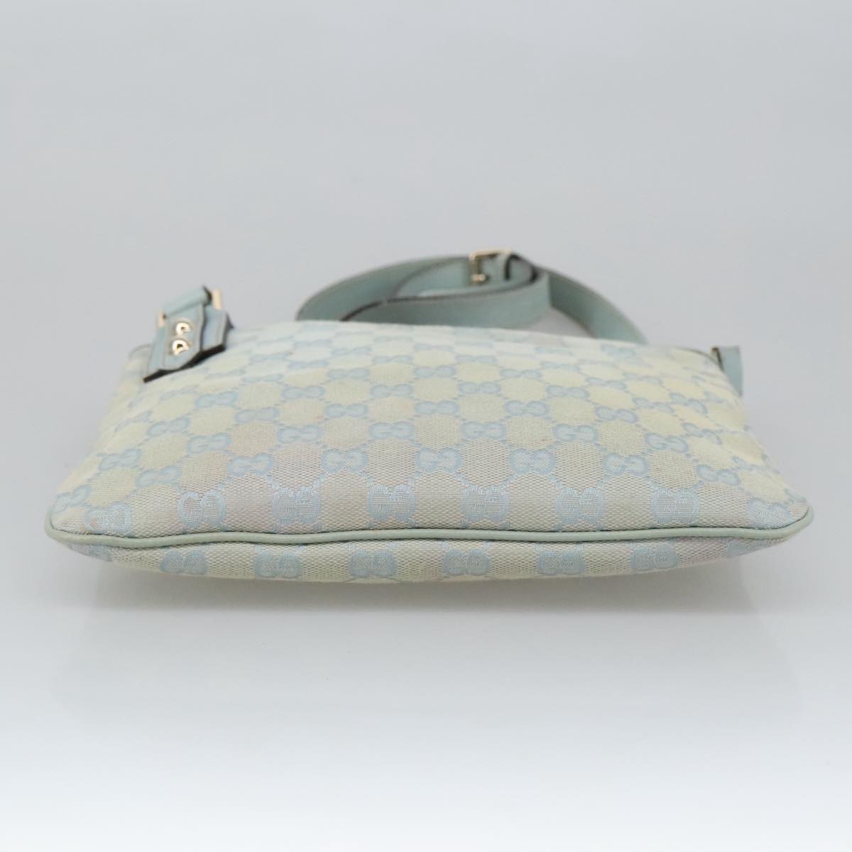 Gucci Blue Canvas Shoulder Bag