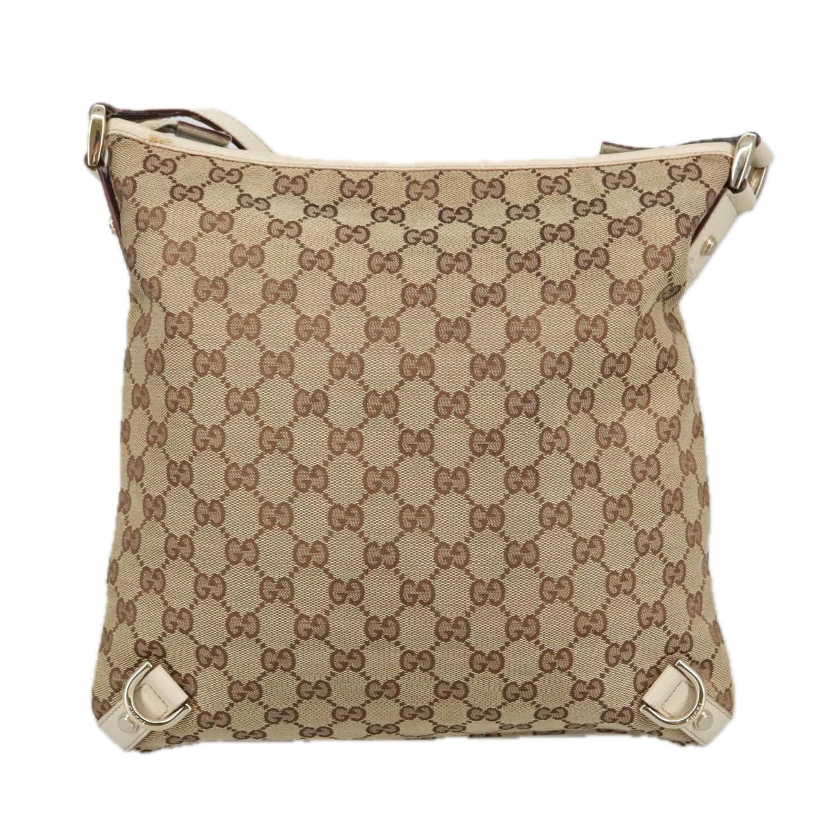 Gucci Beige Canvas Shoulder Bag