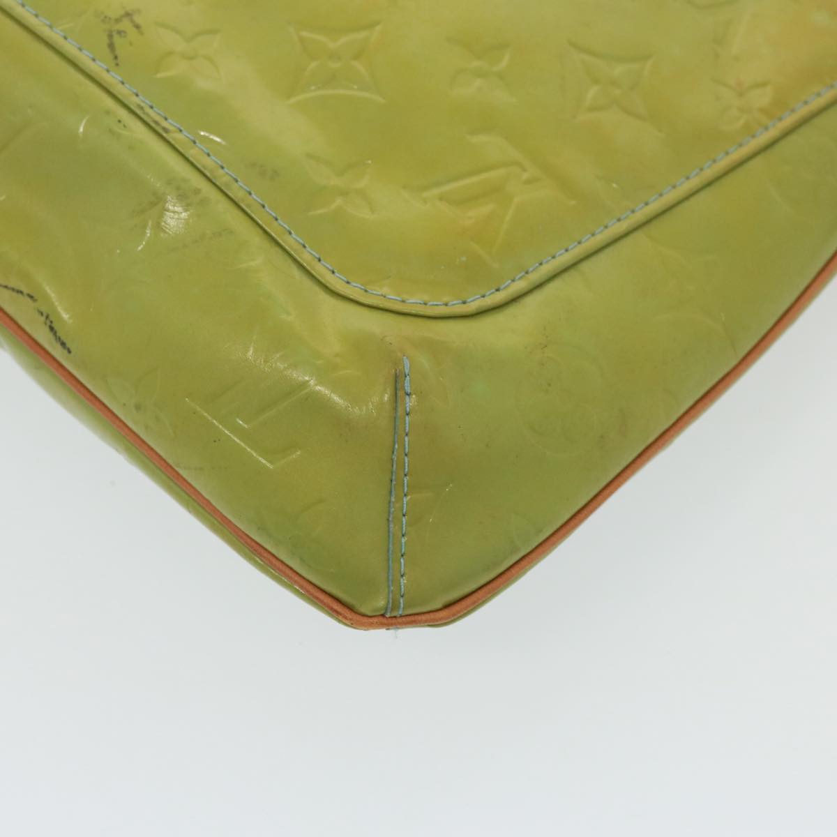 Louis Vuitton Thompson Street Green Patent Leather Shoulder Bag