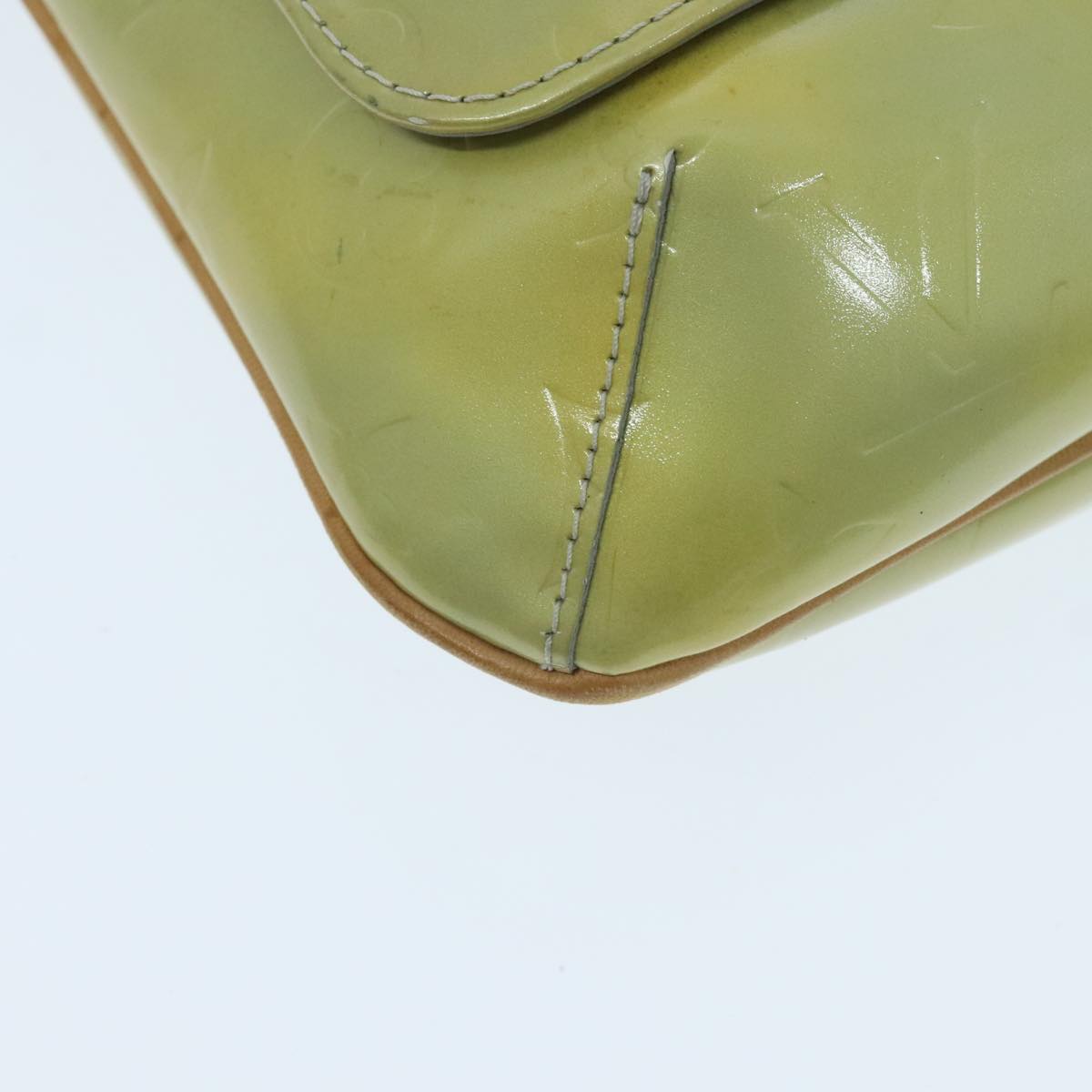 Louis Vuitton Thompson Street Green Patent Leather Shoulder Bag