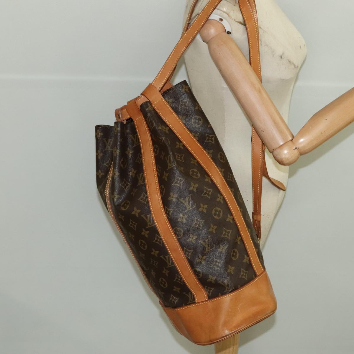Louis Vuitton Randonnée Brown Canvas Shoulder Bag