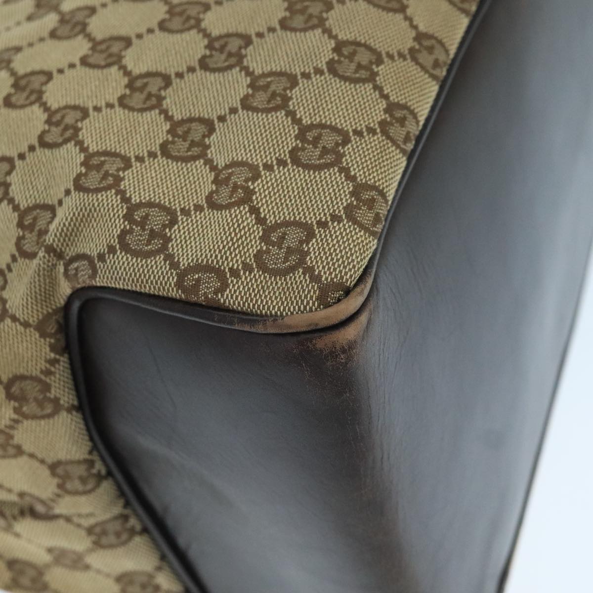 Gucci Gg Canvas Beige Canvas Shoulder Bag