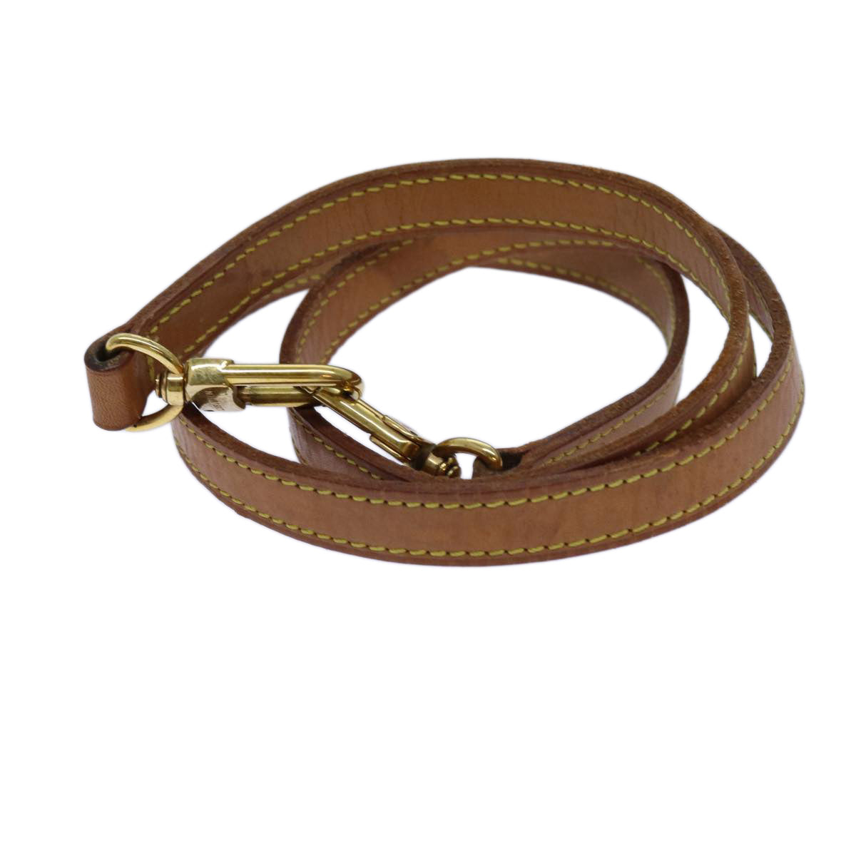Louis Vuitton Bandoulière De Sac Beige Leather Bag Jewelry ()