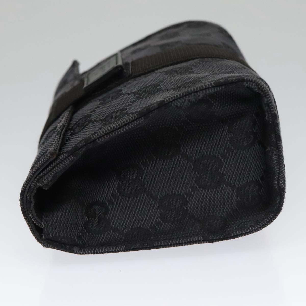 Gucci Gg Canvas Black Canvas Clutch Bag