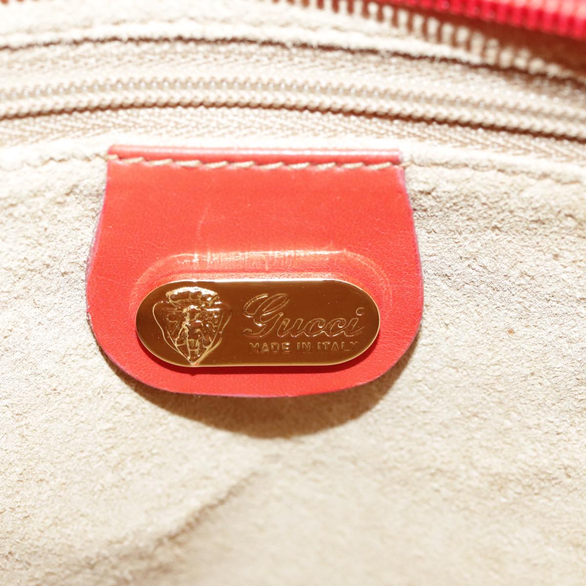 Gucci Ophidia Orange Leather Shoulder Bag