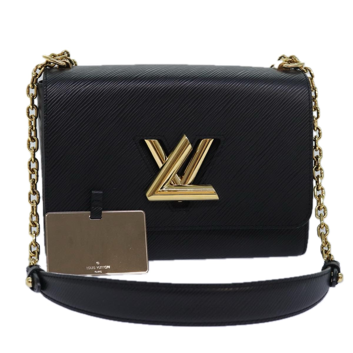 Louis Vuitton Twist Black Leather Shoulder Bag