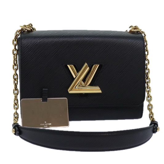 Louis Vuitton Twist Black Leather Shoulder Bag