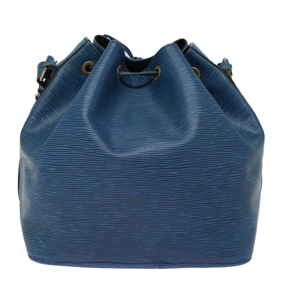 Louis Vuitton Noé Blue Leather Shoulder Bag