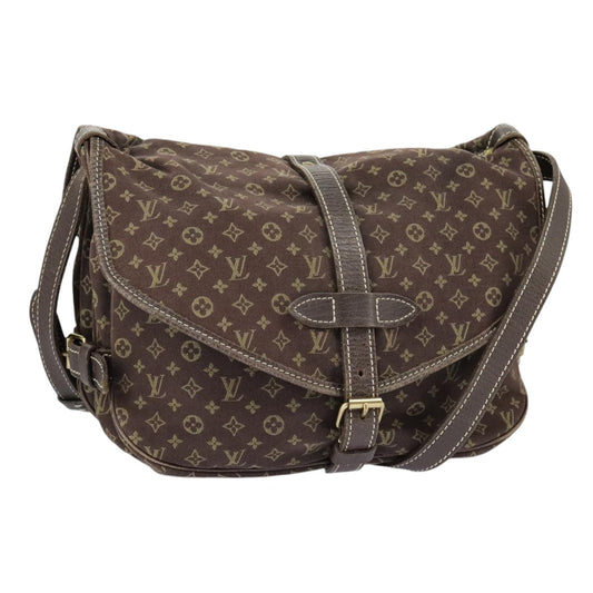 Louis Vuitton Saumur 30 Brown Canvas Shoulder Bag