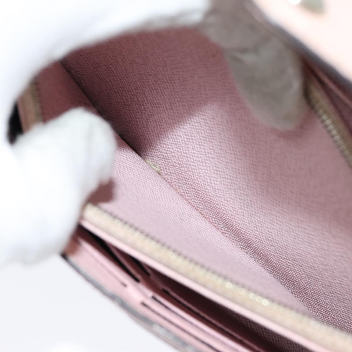Louis Vuitton Sarah Pink Leather Wallet