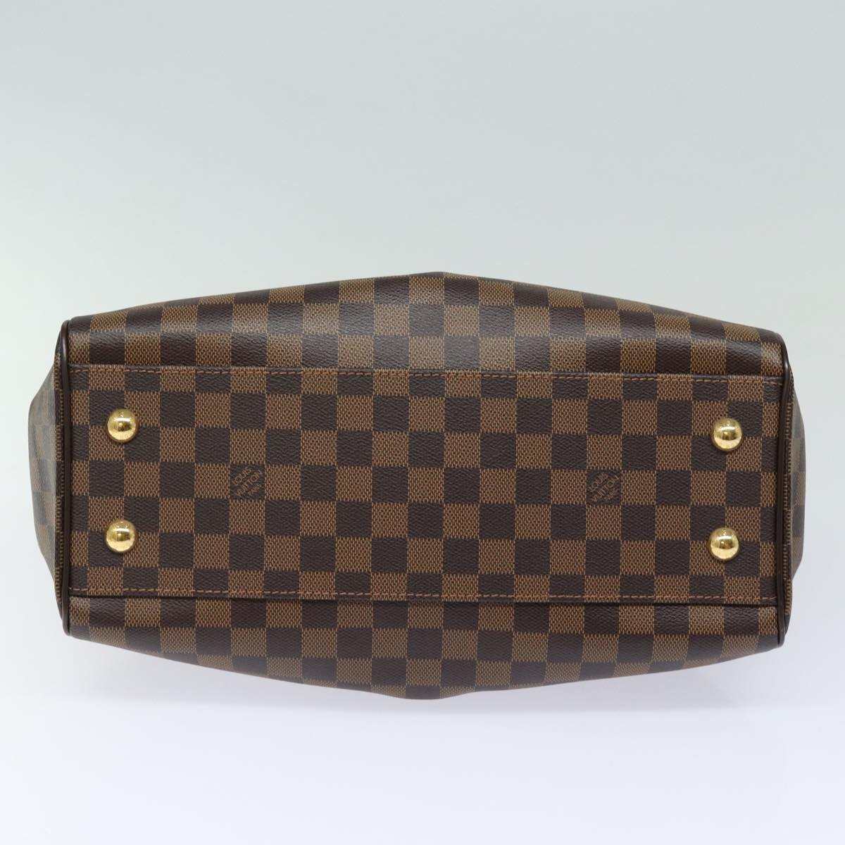 Louis Vuitton Trevi Brown Canvas Handbag