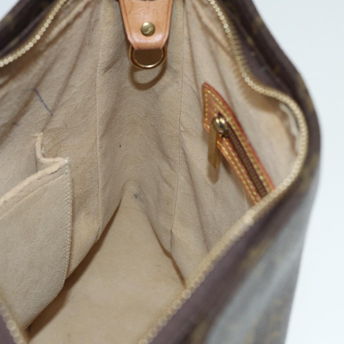 Louis Vuitton Looping Gm Brown Canvas Shoulder Bag