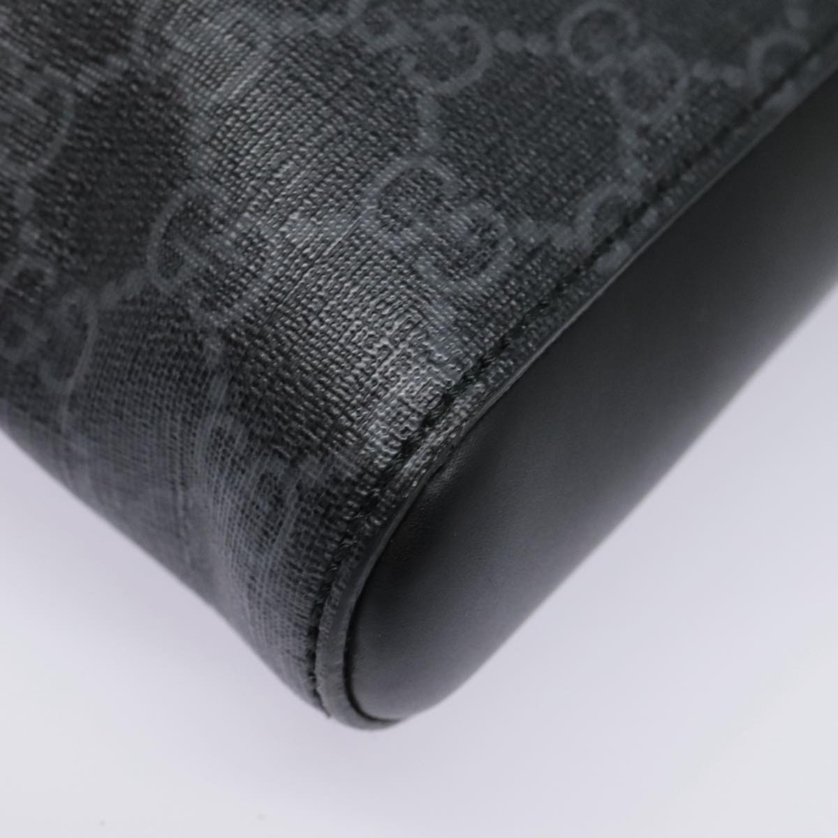 Gucci Jackie Black Canvas Shoulder Bag