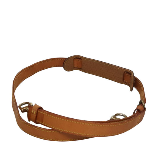 Louis Vuitton Shoulder Strap Beige Leather Bag Jewelry ()