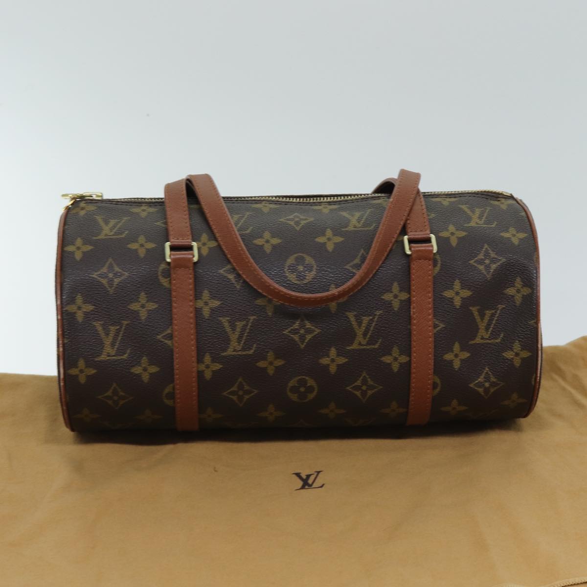 Louis Vuitton Papillon 30 Brown Canvas Handbag